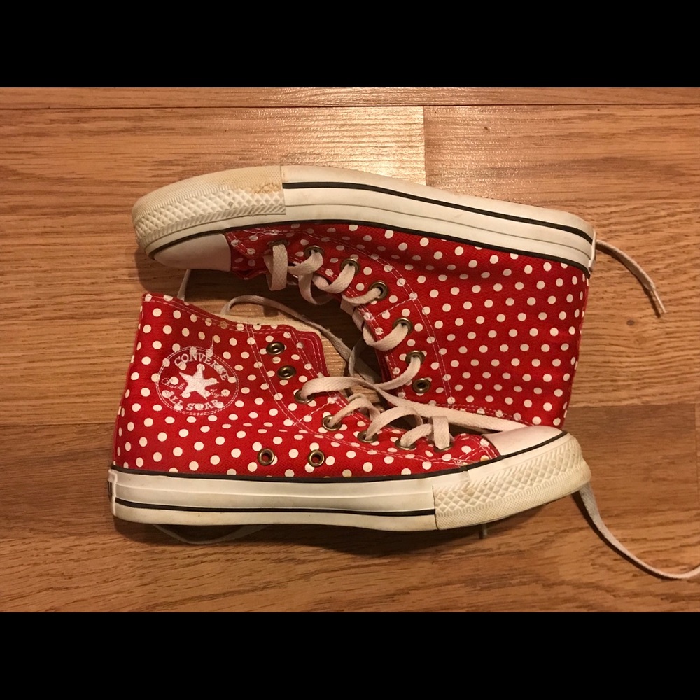 Red Polka Dot Converse
